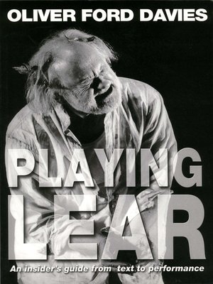 cover image of Playing Lear